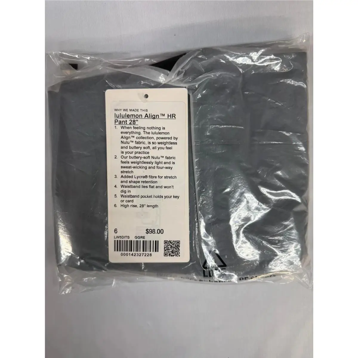 Lululemon clothing - Graphite Grey 5
