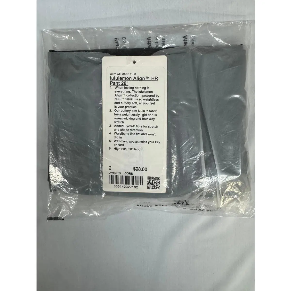 Lululemon clothing - Graphite Grey 16