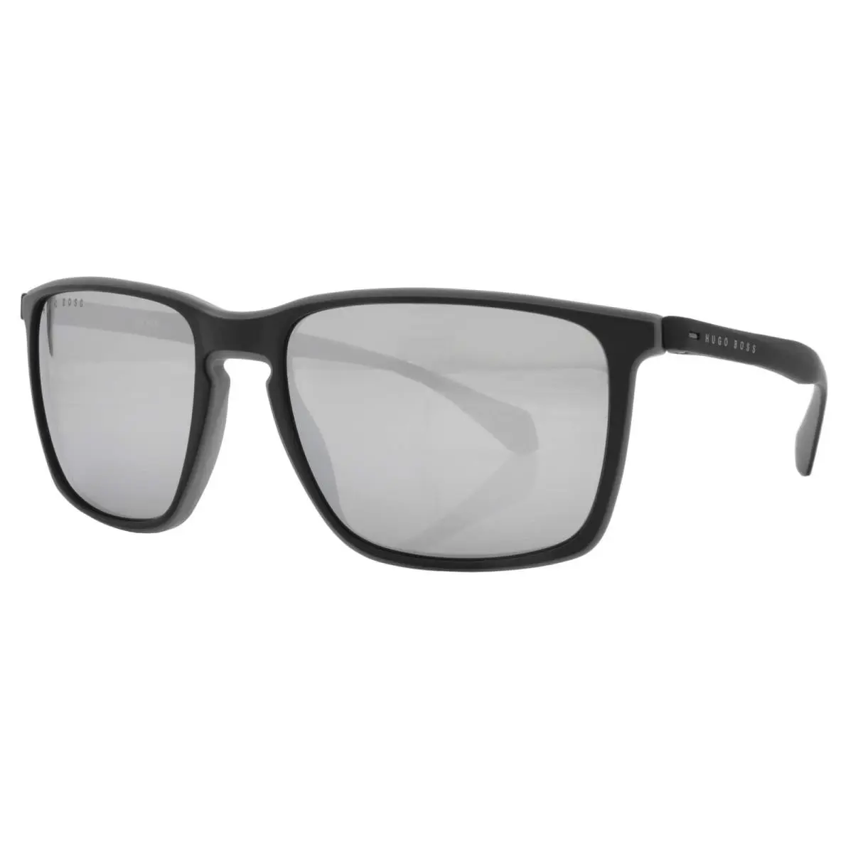 Hugo Boss Men`s Sunglasses Black Plastic Square B1114a