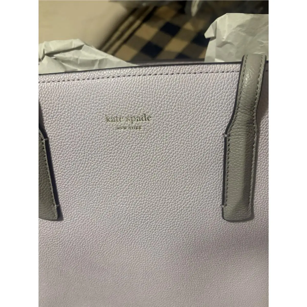 Kate Spade Margaux Large Shoulder Tote Bag Tote Lilac with Moonlight