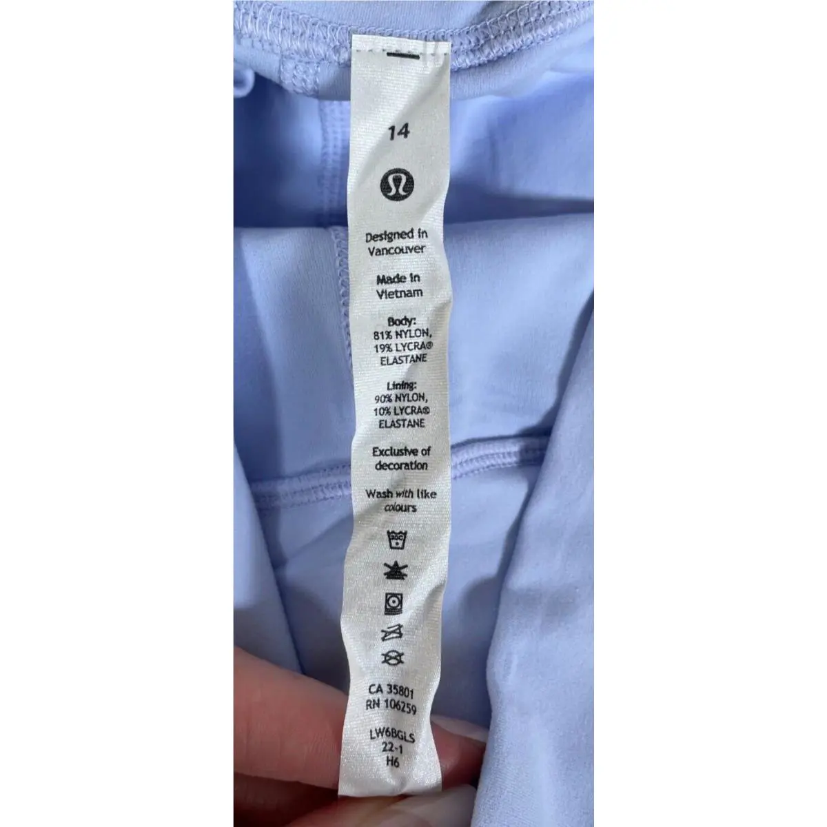Lululemon clothing - Blue 1