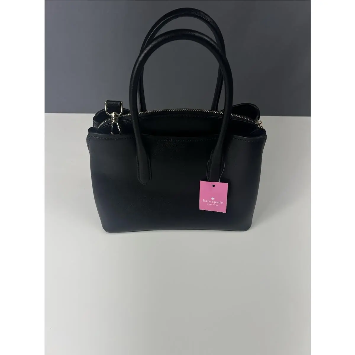 Kate Spade Rory Medium Black Saffiano Leather Satchel