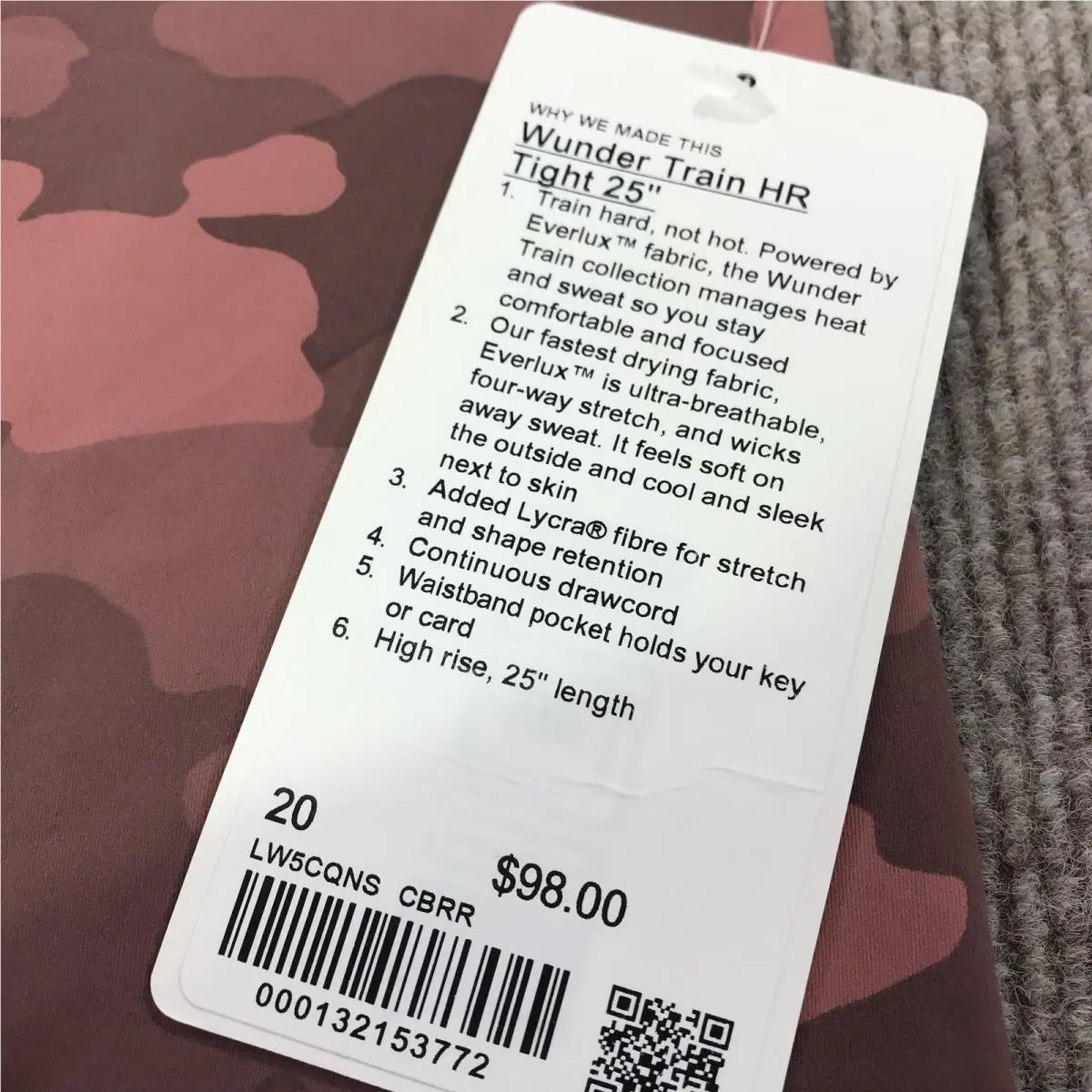 Lululemon clothing - Pink 1