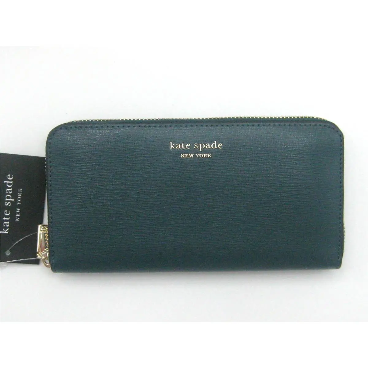 Kate Spade Morgan Saffiano Leather Z/a Continental Wallet in Artesian Green