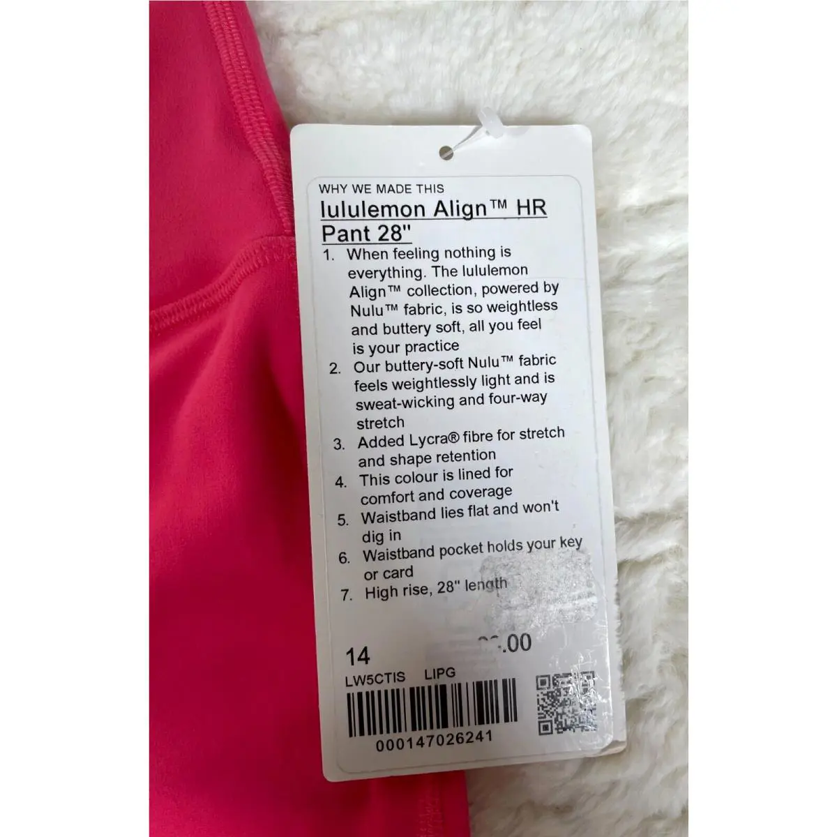 Lululemon clothing - Pink 0
