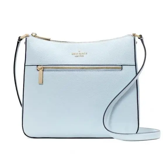 Kate Spade Lena Swing Pack Crossbody Pebble Leather- Crisp Sky