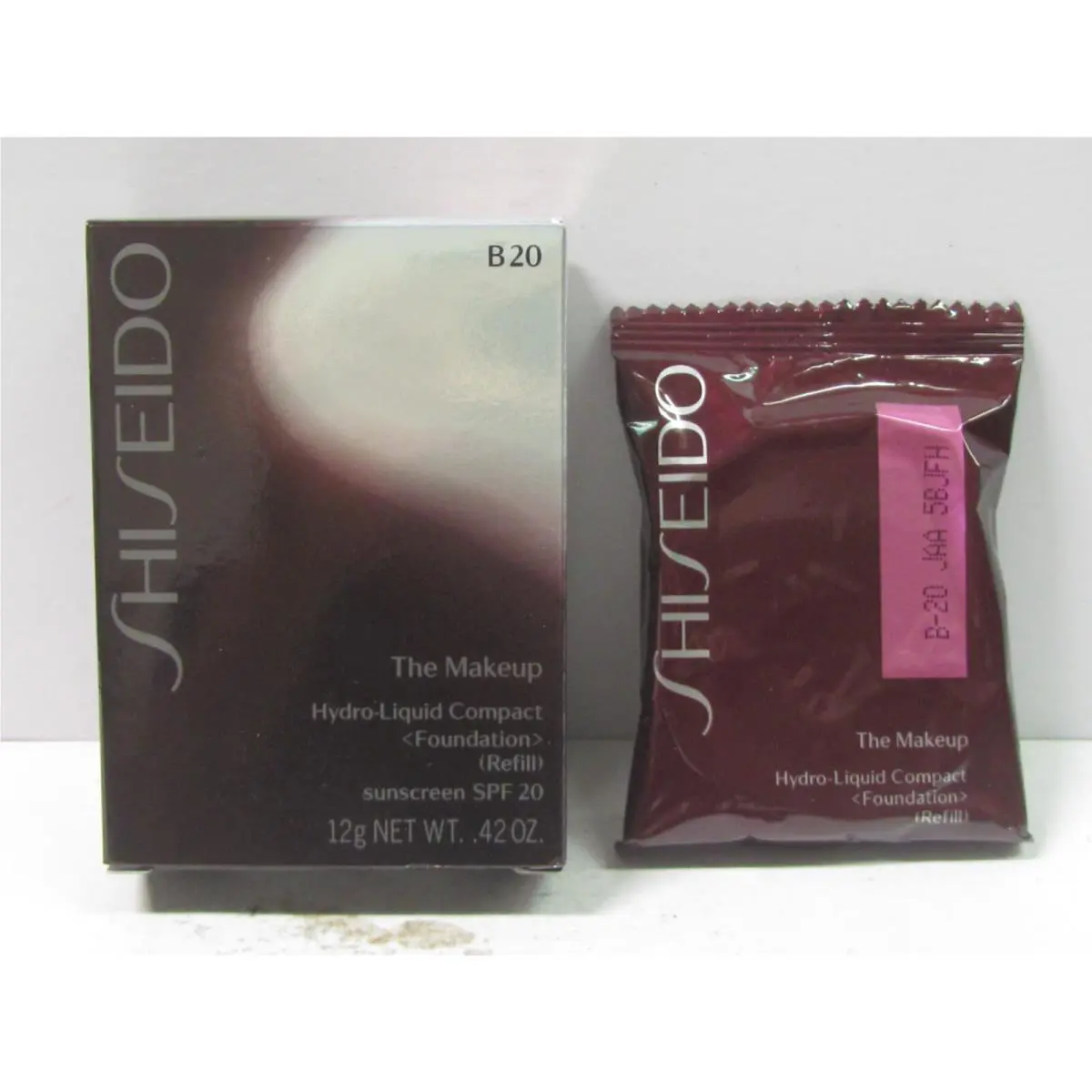 Shiseido The Makeup Hydro Liquid Compact Refill Spf 20 B20 Natural Light Beige