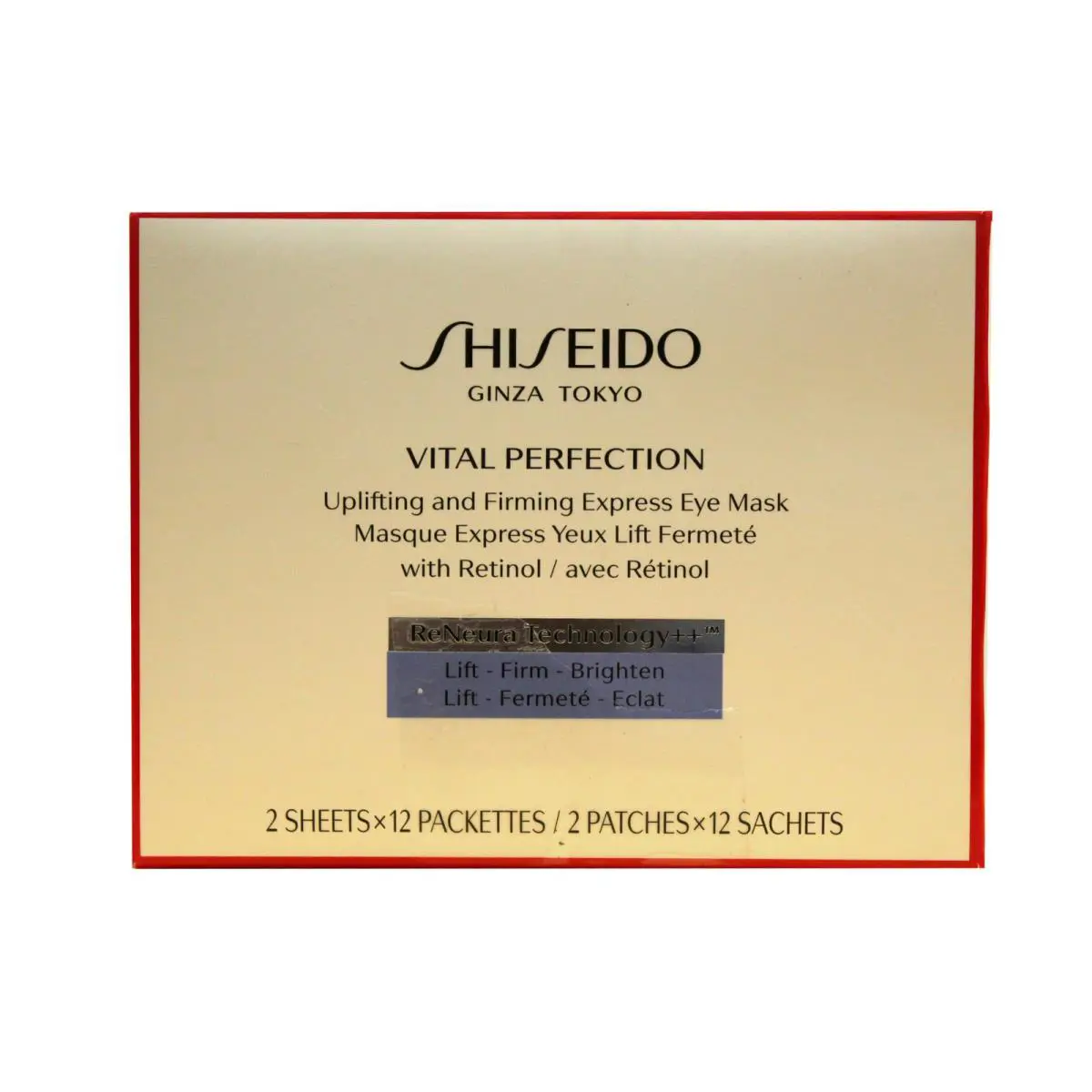 Vital Perfection Uplifting Firming Express Eye Mask 12 Packettes by Shiseido