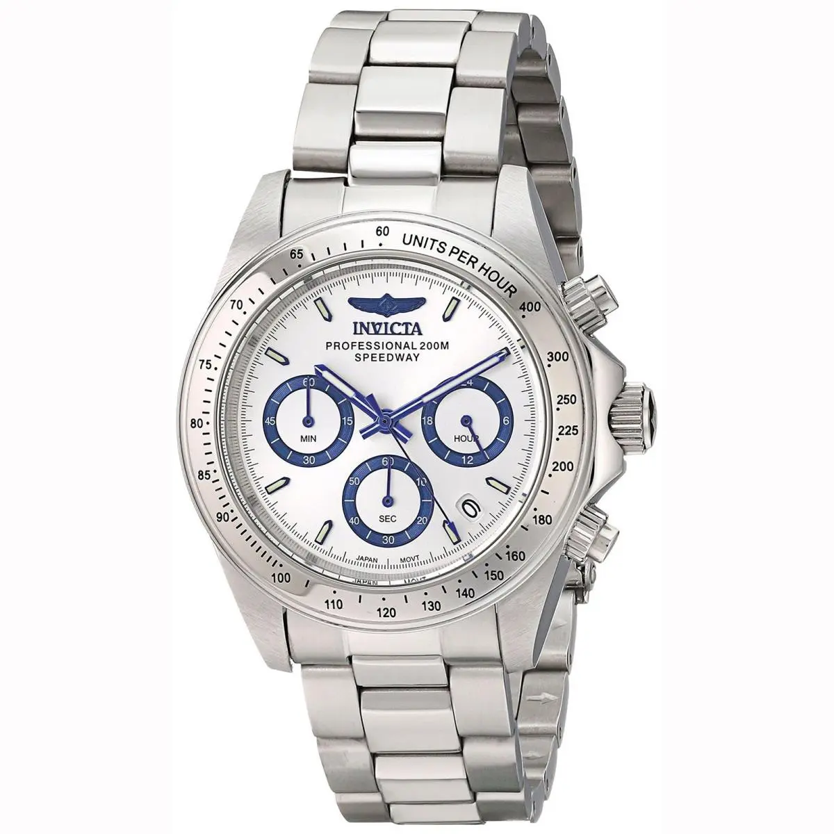 Invicta Men`s Watch Speedway Quartz Chronograph Stainless Steel Bracelet 17311