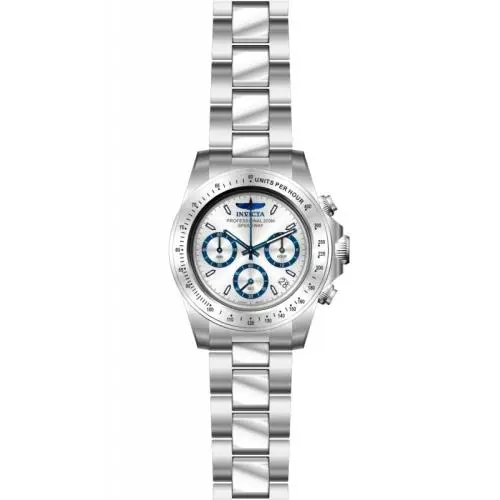 Invicta Men`s Watch Speedway Quartz Chronograph Stainless Steel Bracelet 17311
