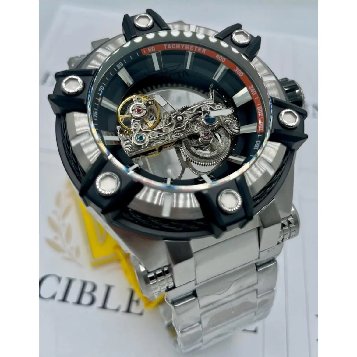 Invicta Bolt Phantom Automatic Men`s Watch - 52mm Steel 49057