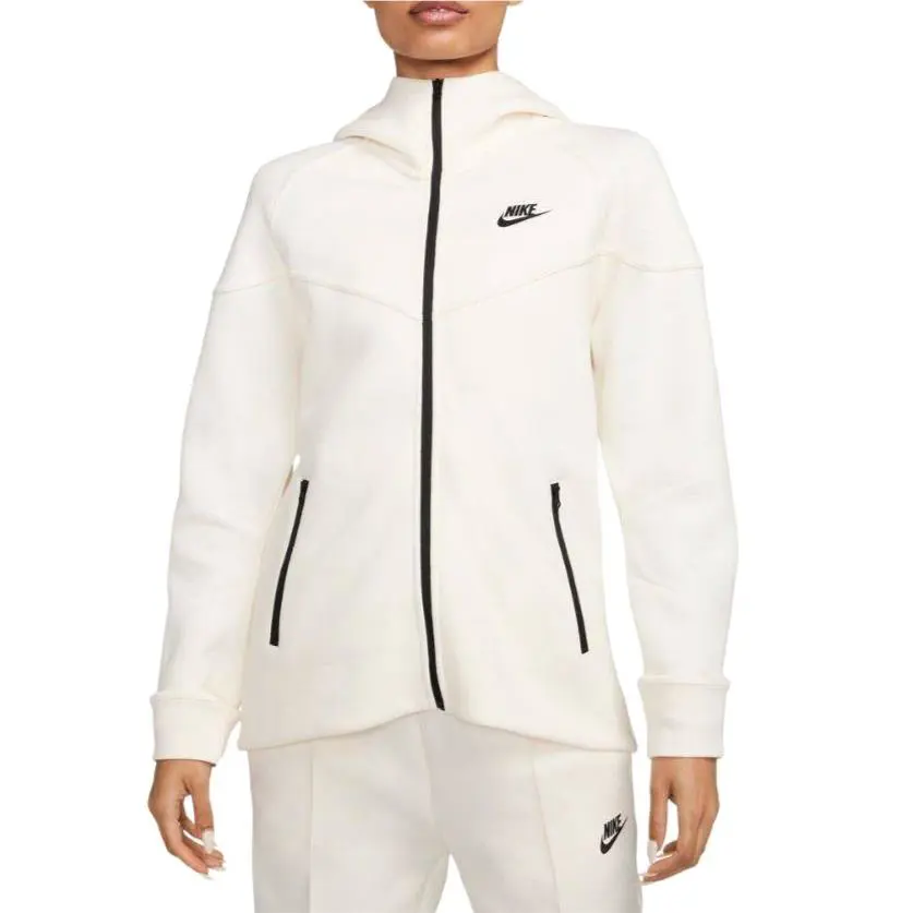 Nike clothing - Nike Sportswear Tech Fleece Windrunner Women`s Full-Zip Hoodie - White 4