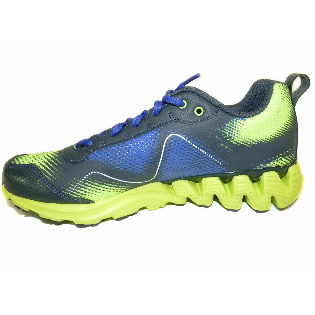 Reebok shoes - Zigkick Wild M44029 - Zigkick Wild - Gravel / Purple / Yellow (UPC: 888163063953) 2