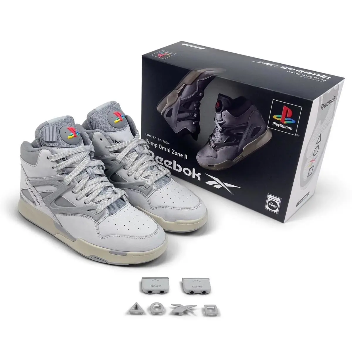 Reebok shoes - Reebok Pump Omni Zone 2 - 100258816 - Gray (UPC: 199307066731) 3