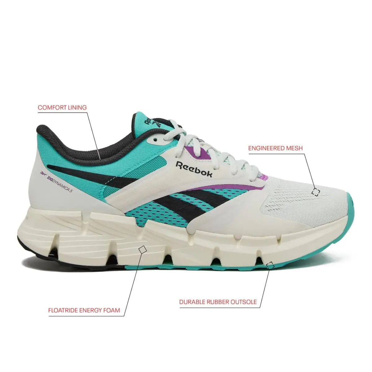 Reebok shoes - 100209533 - 100209533 - Chalk/Ai Aqua/Vintage Chalk (UPC: 197323382637) 0