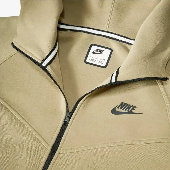 Nike clothing - Nike Sportswear Tech Fleece Windrunner Women`s Full-Zip Hoodie - FB8338-276 - Neutral Olive/Black 5