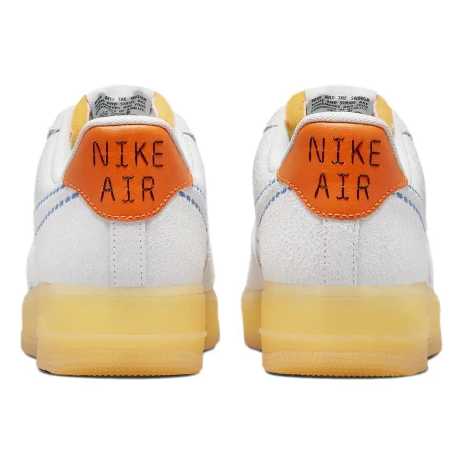 Nike shoes - Nike Air Force 1 `07 LV8 - DX2344-100 - White/University Blue 4
