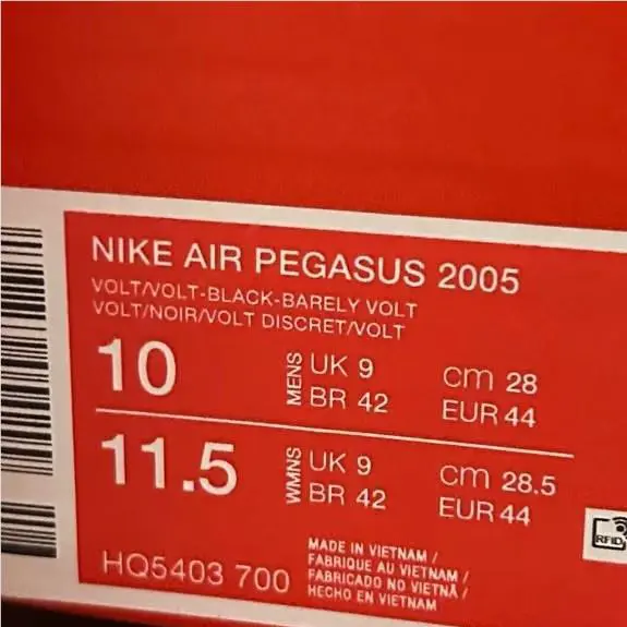 Nike shoes - Nike Air Pegasus - Air Pegasus - HQ5403-700 - Volt/Volt-Black-Barely Volt 9