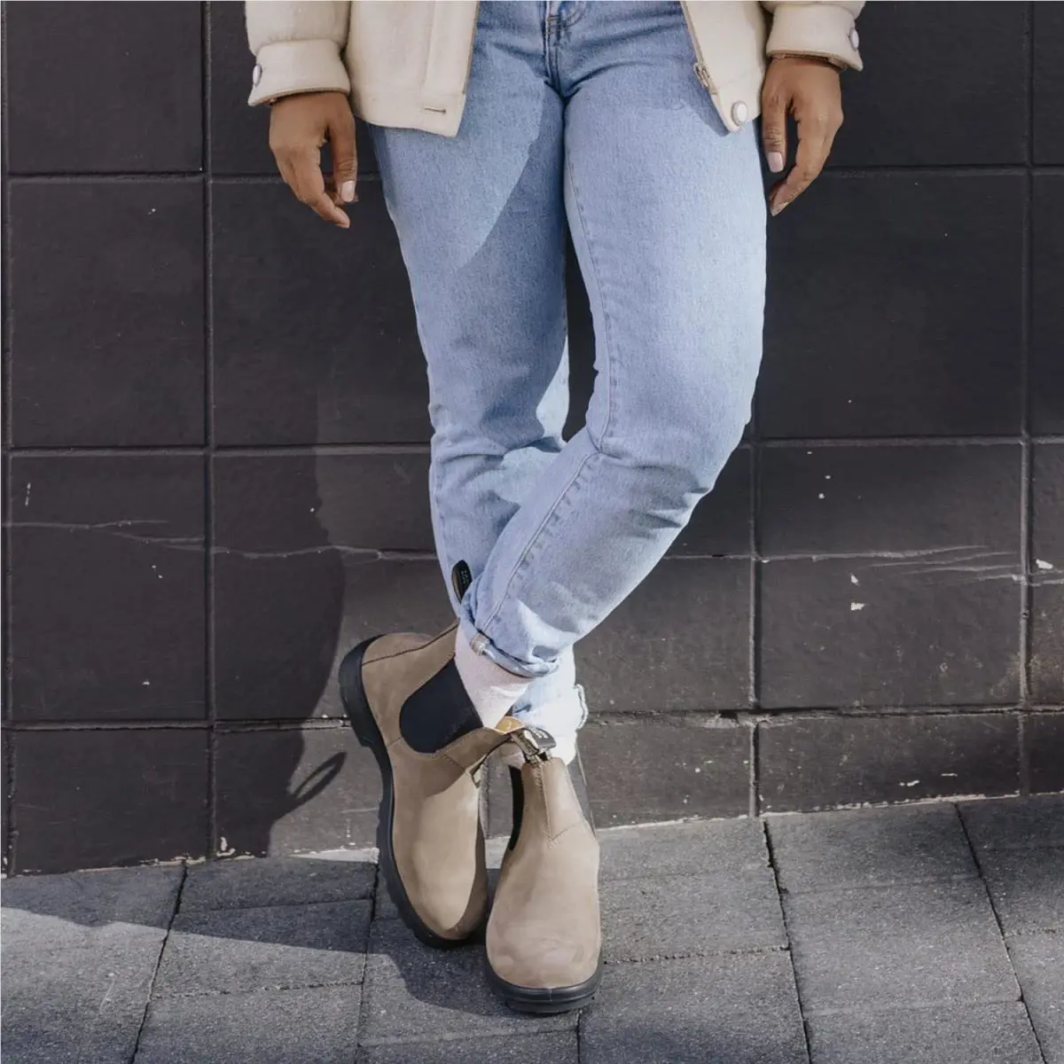 Blundstone shoes - Stone Nubuck 4