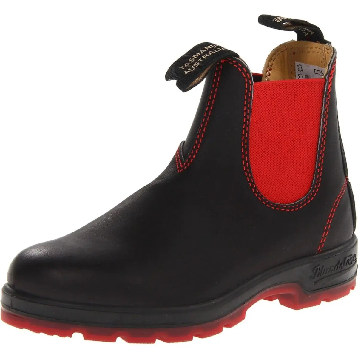 Blundstone 1316 Boot Black/red