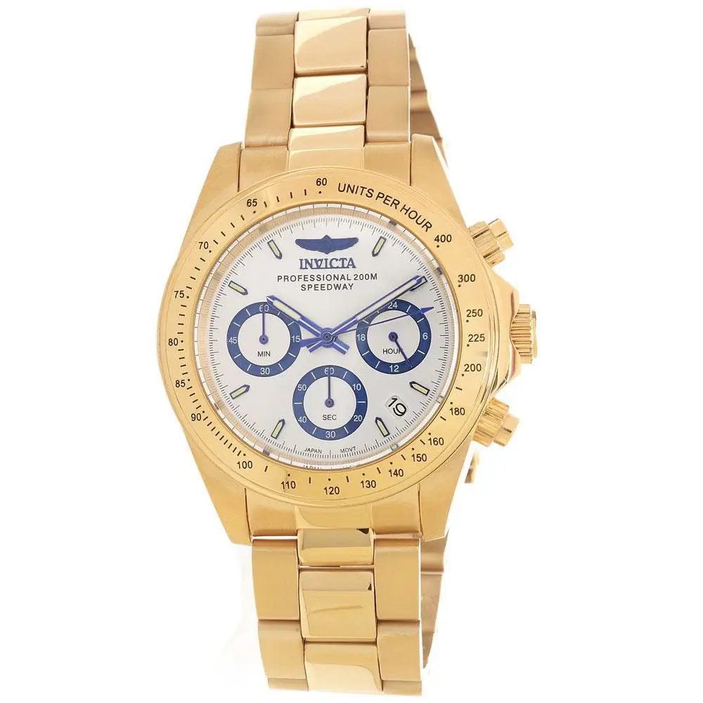 Invicta Men`s Watch Speedway Chronograph Silver Dial Quartz Bracelet 17312