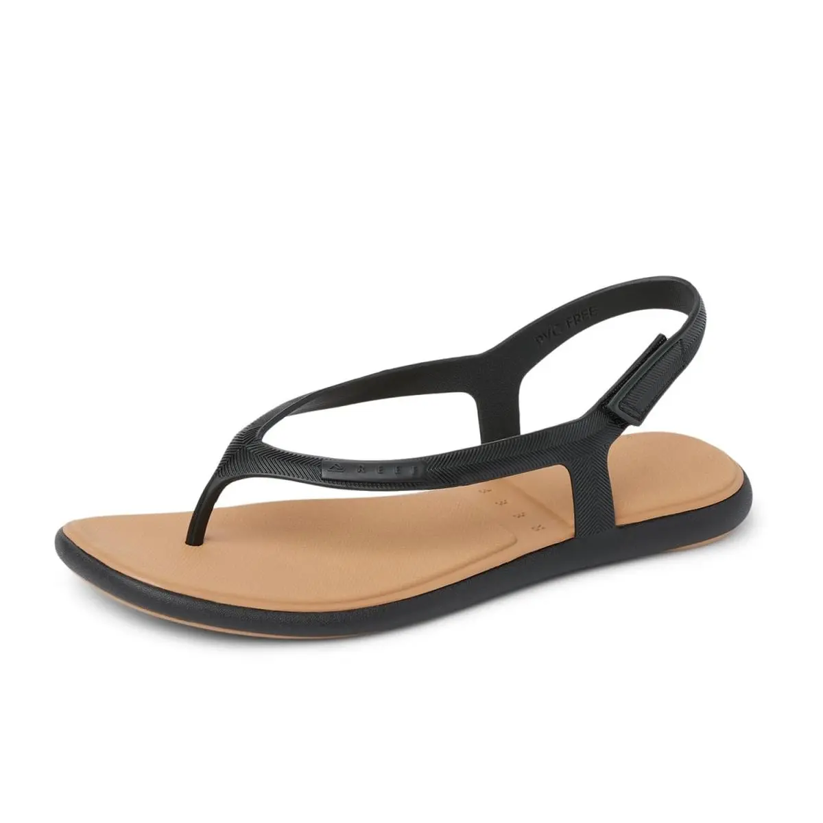 Reef Waterproof Women`s Sandal Lightweight Flexible Soft Cushion Black/tan