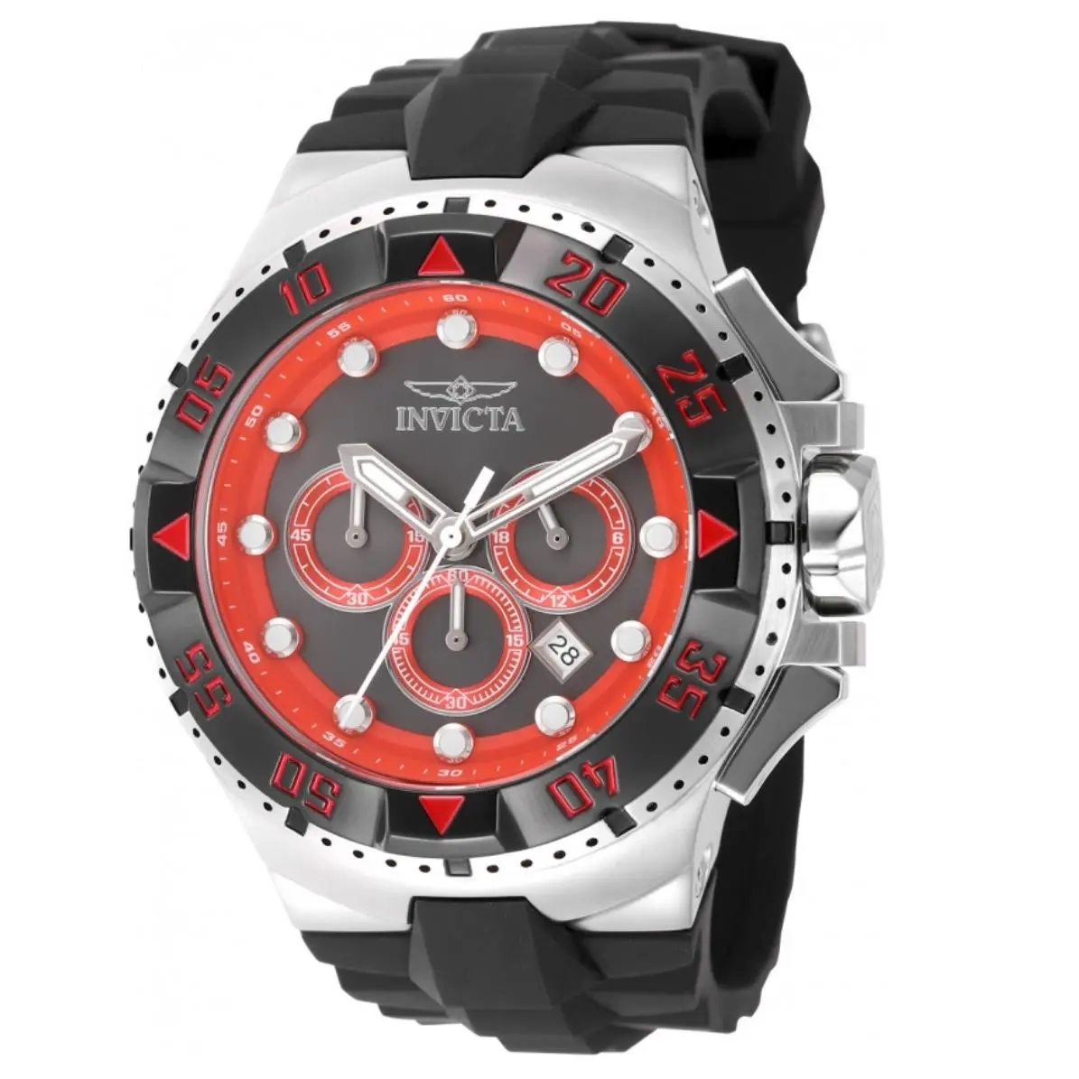 Invicta Excursion Kodar Men`s 50mm Crimson Obsidian Chronograph Watch 48536