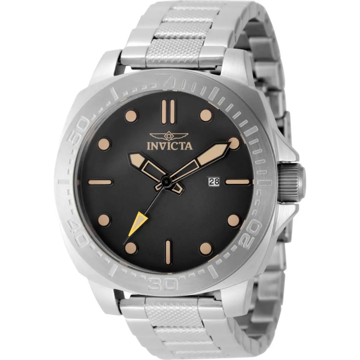 Invicta Men`s Watch Speedway Quartz Grey Dial Stainless Steel Bracelet 49099