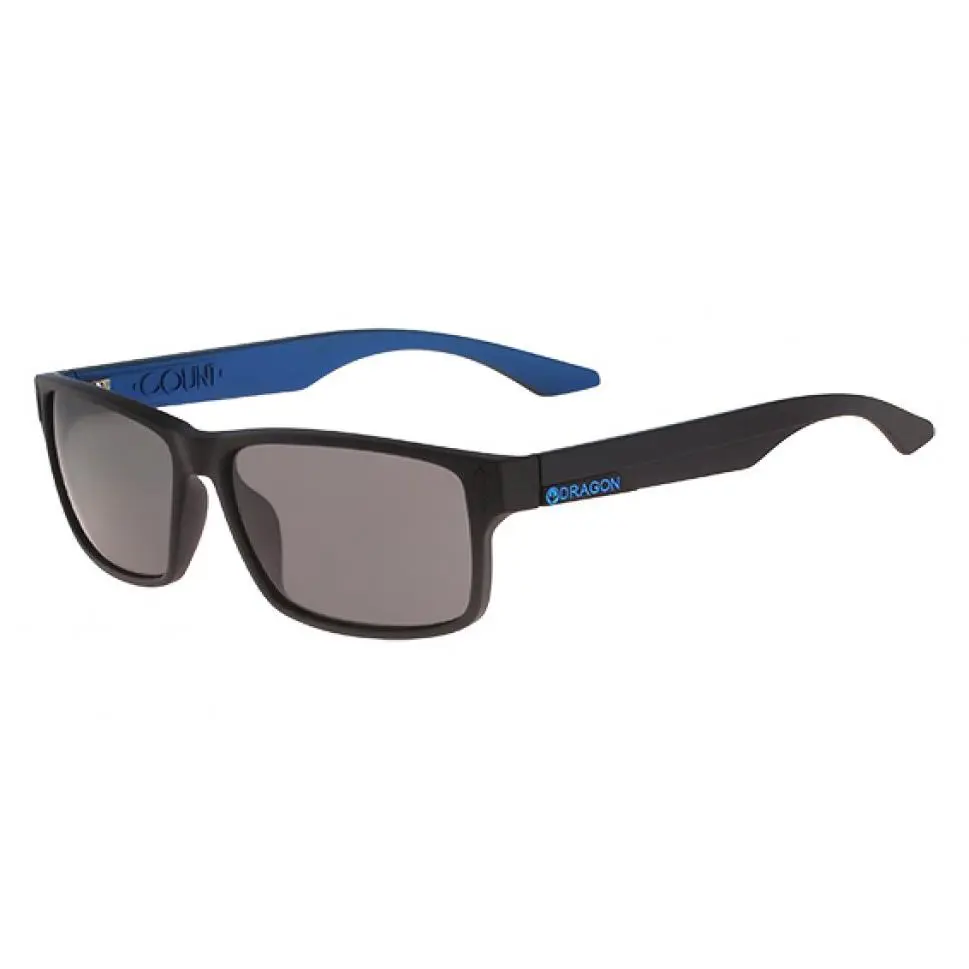 Dragon DR Count LL Count Sunglasses 008 Matte Black Blue