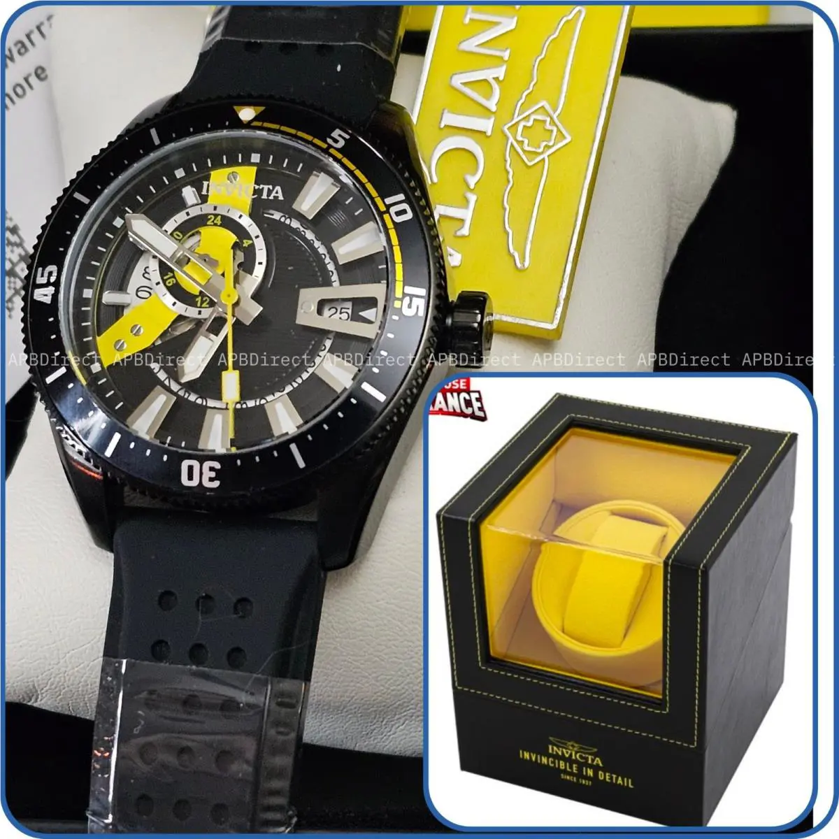 Invicta - Pro Diver - Automatic w/ Watch Winder - 200m WR - 24hr Sub Mens Watch