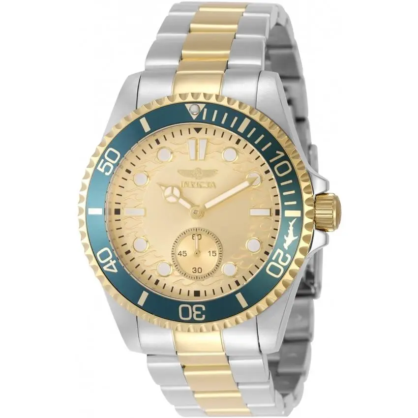 Invicta Pro Diver Quartz Gold Dial Men`s Watch 49425