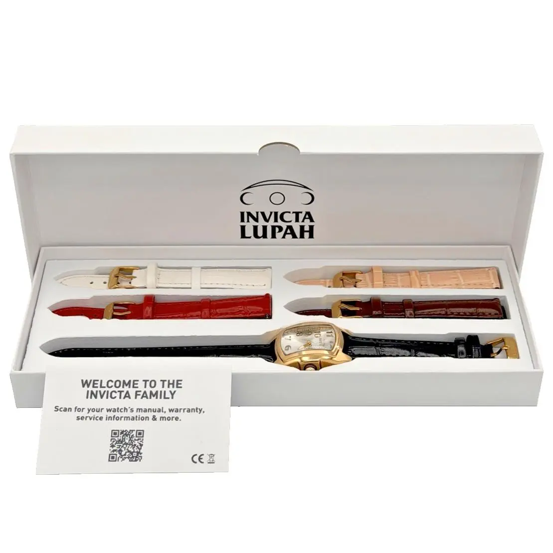 49816 Invicta Lupah Ladies Watch 29mm Silver Dial 5 Interchangeable Bands