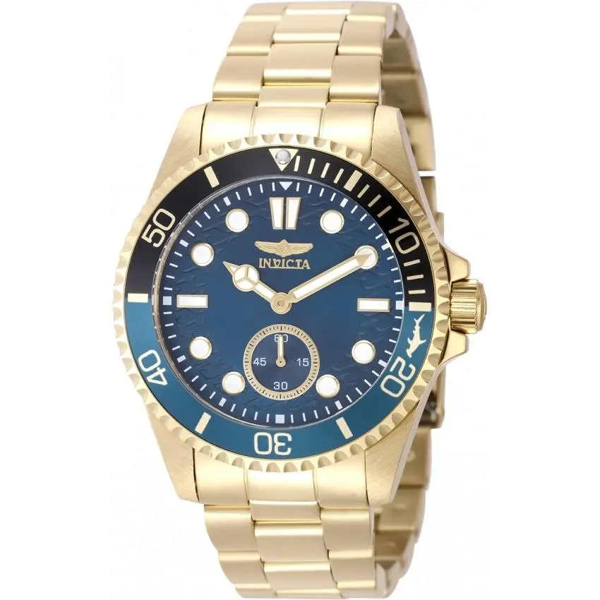 Pro Diver Quartz Blue Dial Batman Bezel Men`s Watch 49435 by Invicta