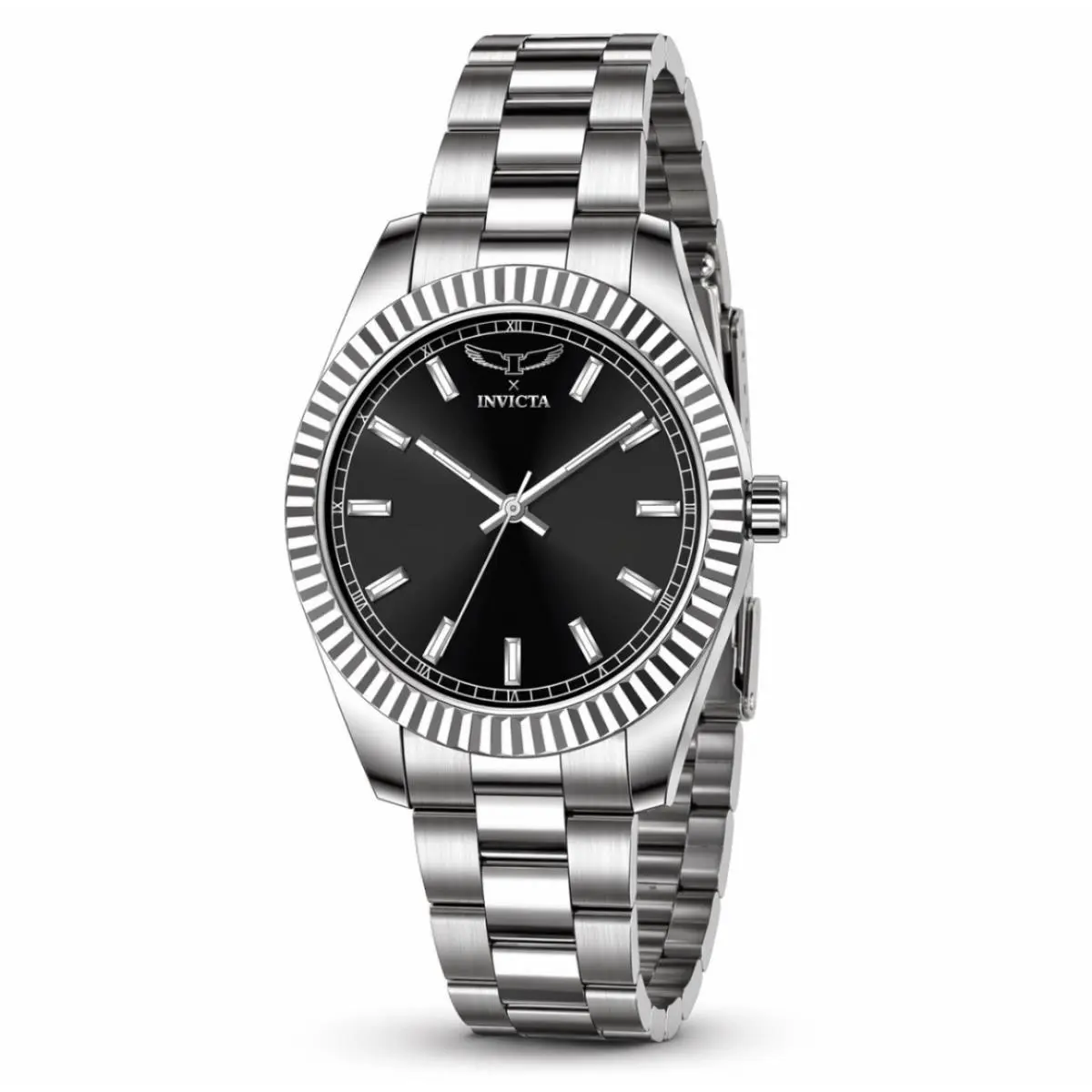 Invicta Specialty I Men’s Watch Black Dial Stainless Steel Bracelet 40mm 69014