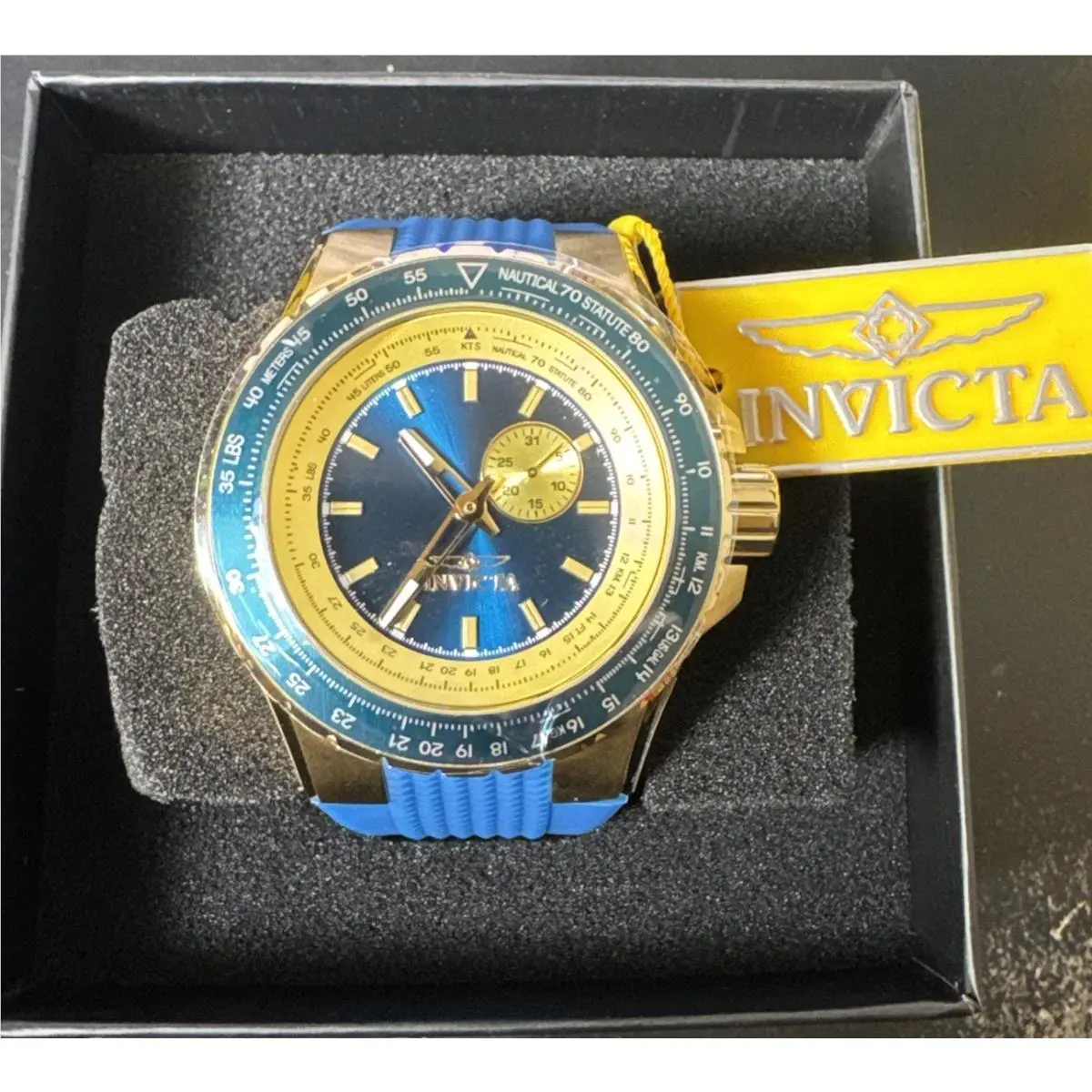 Men’s  Aviator Watch. 50 mm Model 49727 Never Worn by Invicta