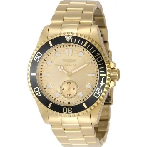 Invicta Men`s 49428 Pro Diver Quartz VD78 Gold Dial Watch