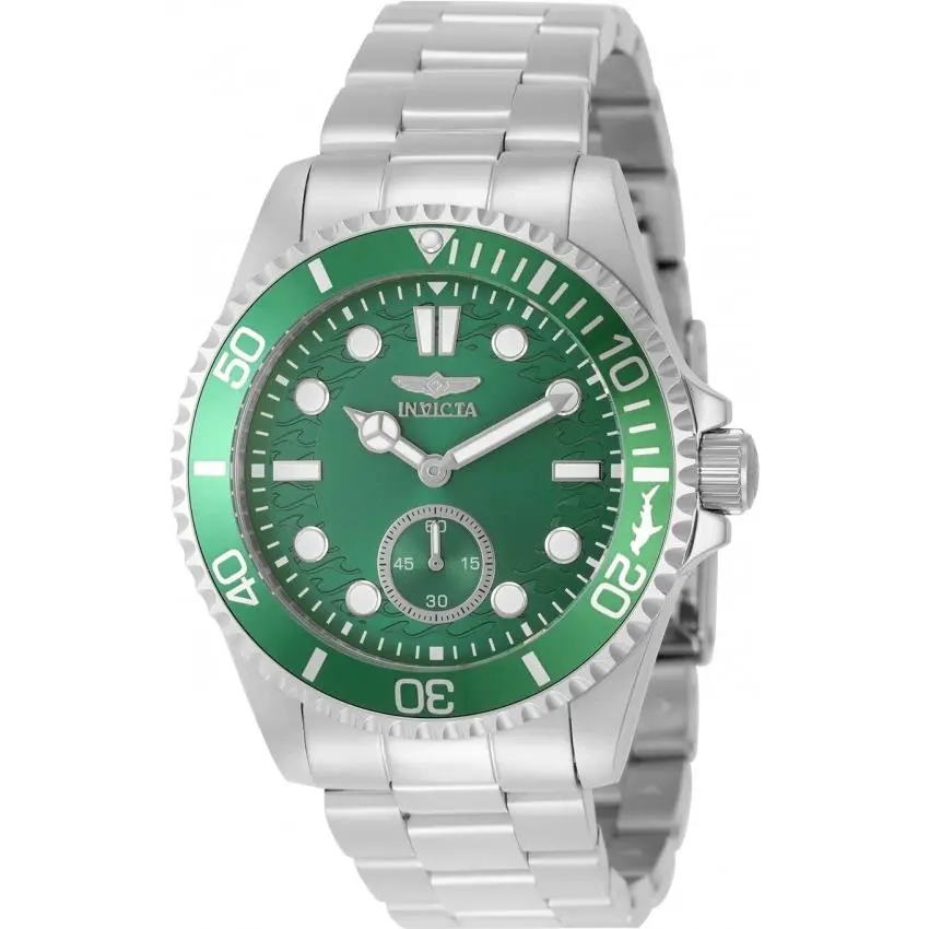 Invicta Pro Diver Quartz Green Dial Men`s Watch 49423
