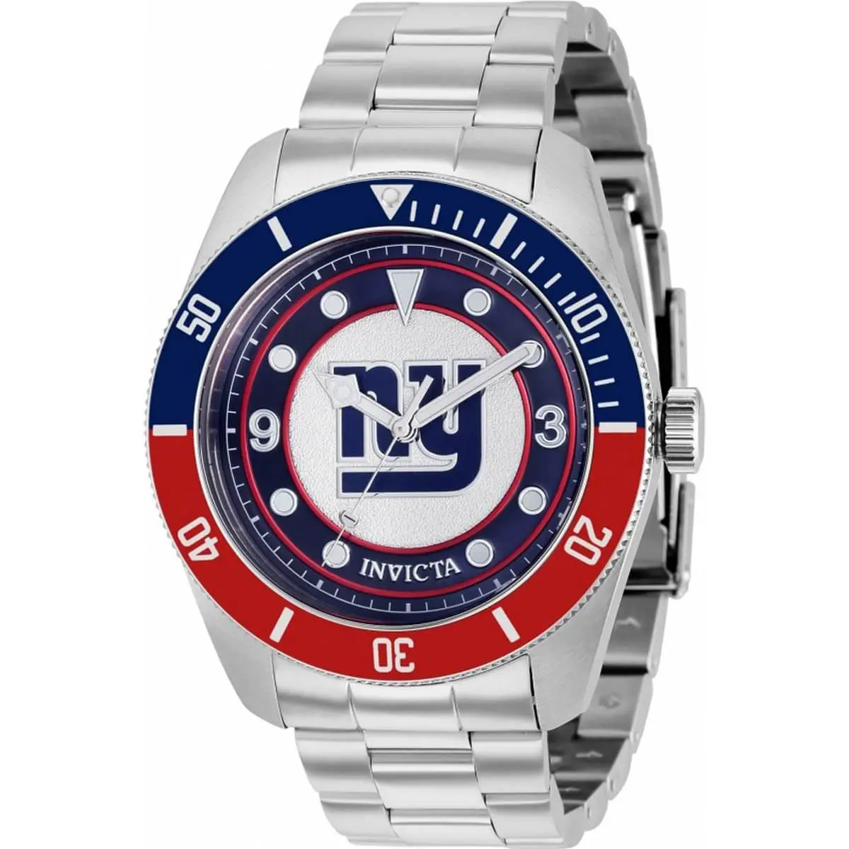 Invicta Nfl York Giants Men`s 47mm Throwback Logo Limited Quartz Watch 37232