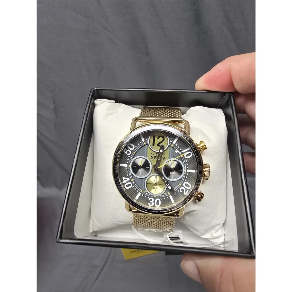 Invicta Speedway Men`s Watch - 44mm Gold 69471 Chronograph