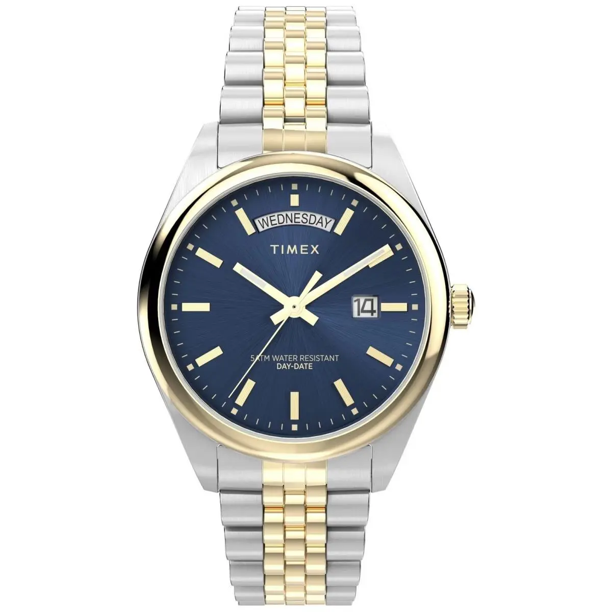 Legacy Two Tone Blue Dial Watch TW2W42600 by Timex