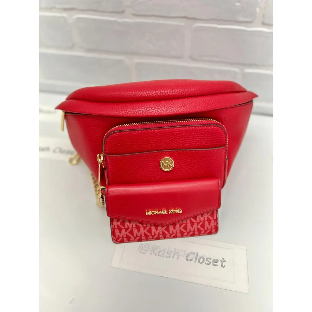 Michael Kors Waist Pack Bag Maisie 2-in-1 Sling Large Fanny Bag Crossbody