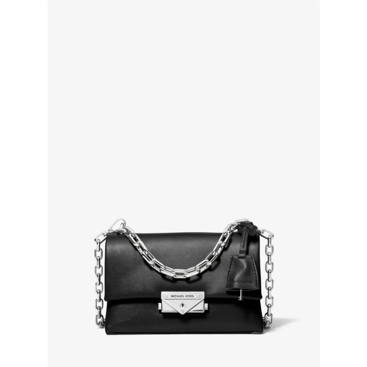 Cece Extra Small/xs Leather Chain Pink Black Purple Red or Tie-dyed Black/silver Leather Chain Strap x-body/handbag by Michael Kors