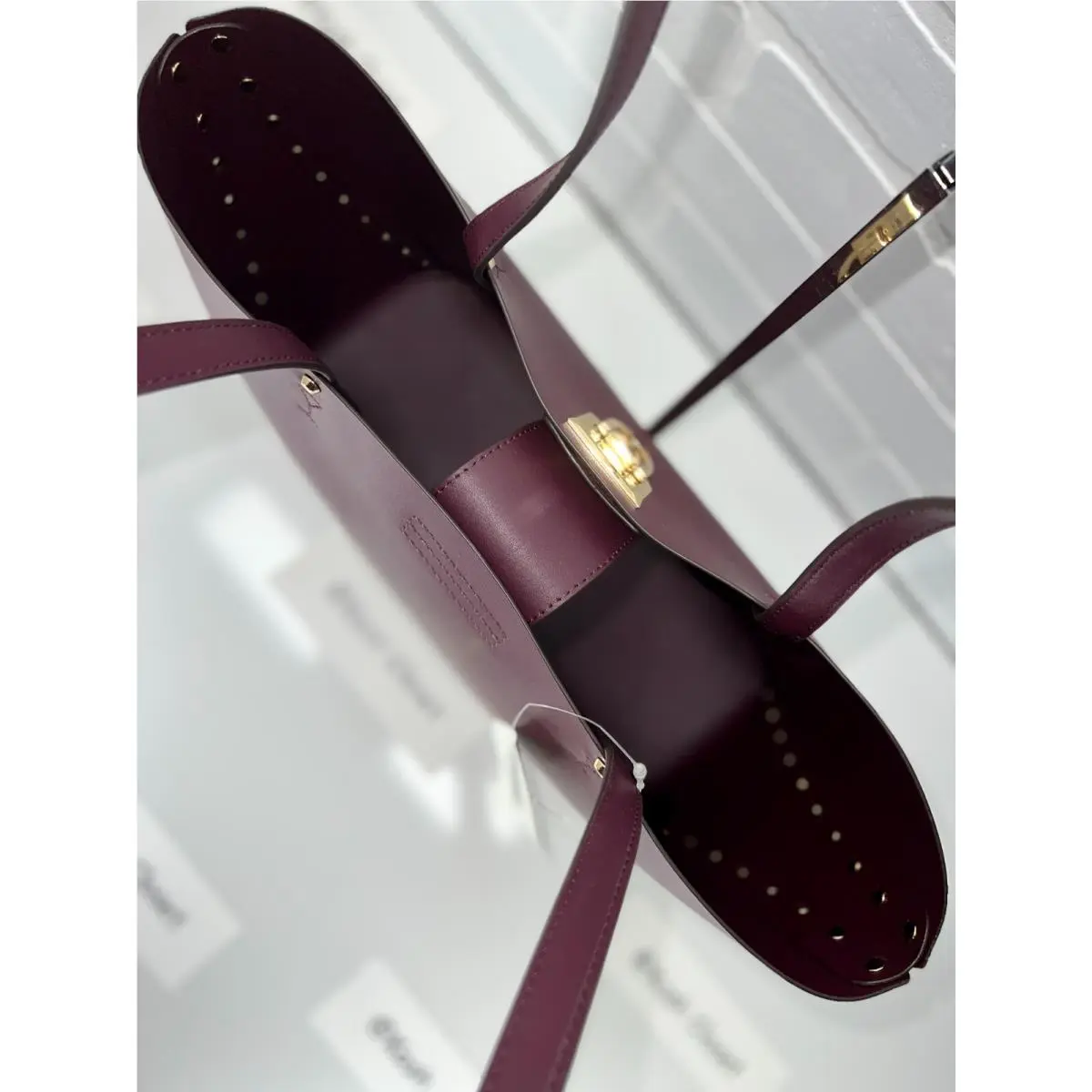 Michael Kors  bag  - Manhattan - Manhattan - Bordeaux, Handle/Strap: Multiple, Hardware: Gold