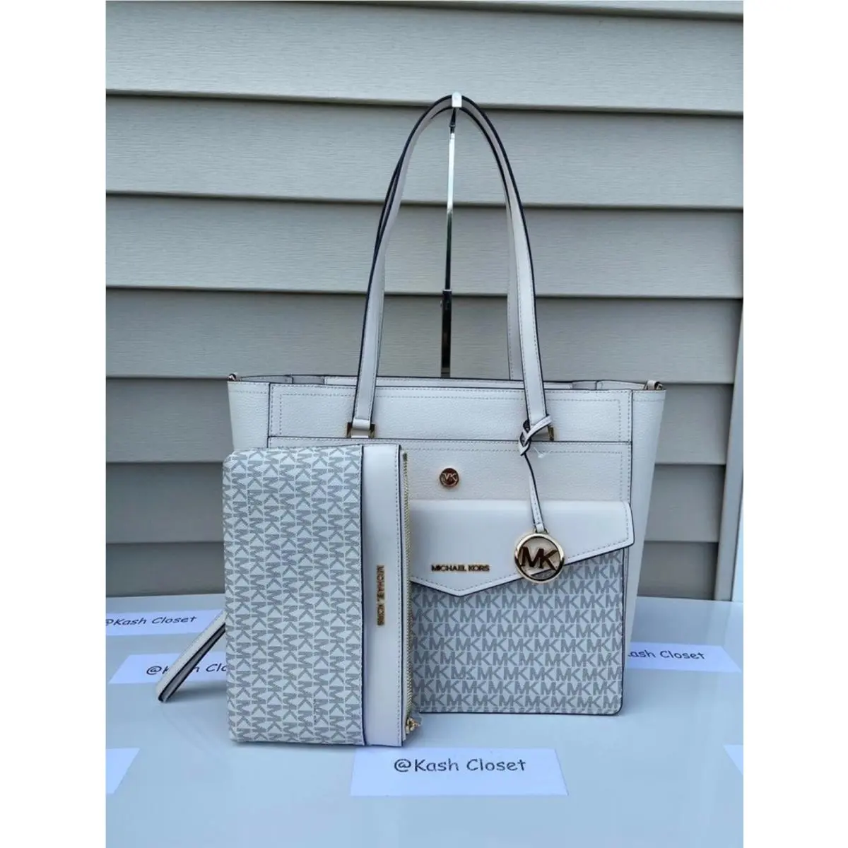 Michael Kors Tote Maisie 3 in 1 Large Bag Clutch Crossbody