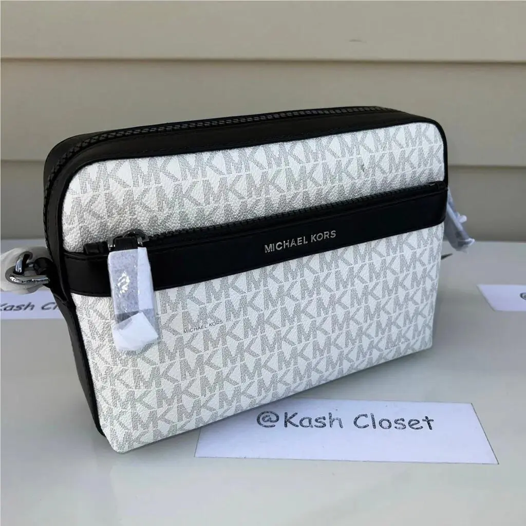 Michael Kors Crossbody Cooper Unisex Utility Bag Bright White