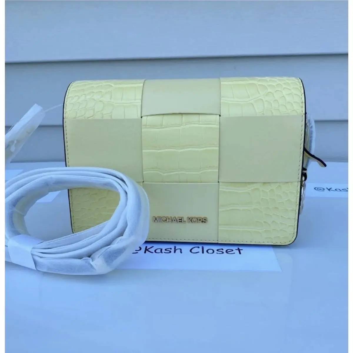 Crossbody Mercer Small Convertible Clutch Crossbody Purse Buttercup by Michael Kors