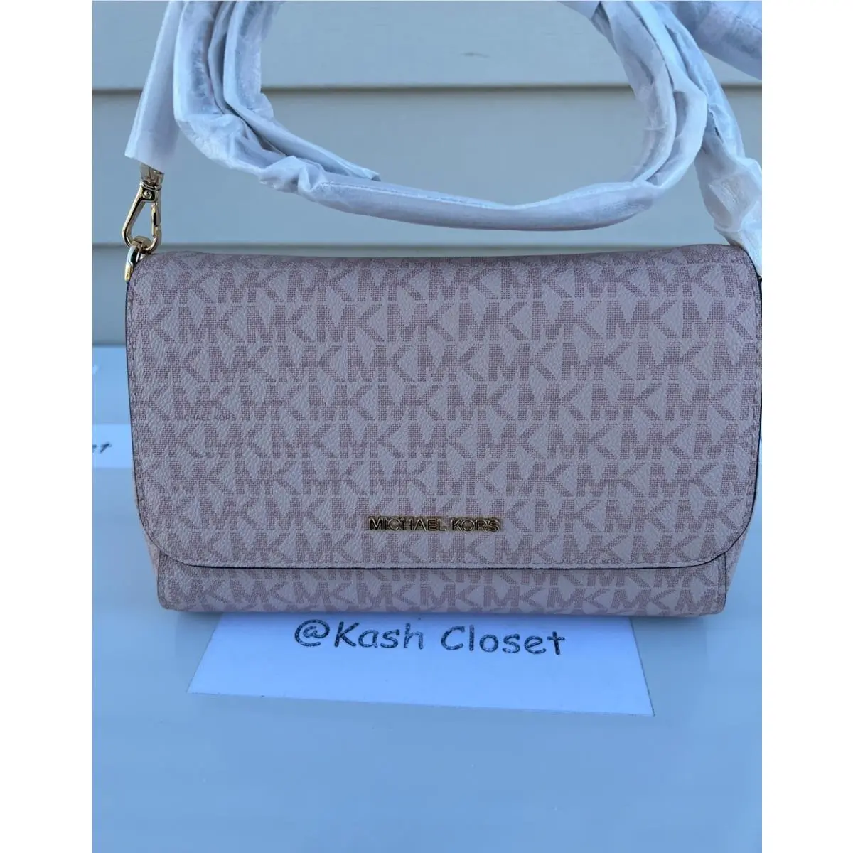 Crossbody Convertible Clutch Bag Jet Set Medium Purse Ballet by Michael Kors