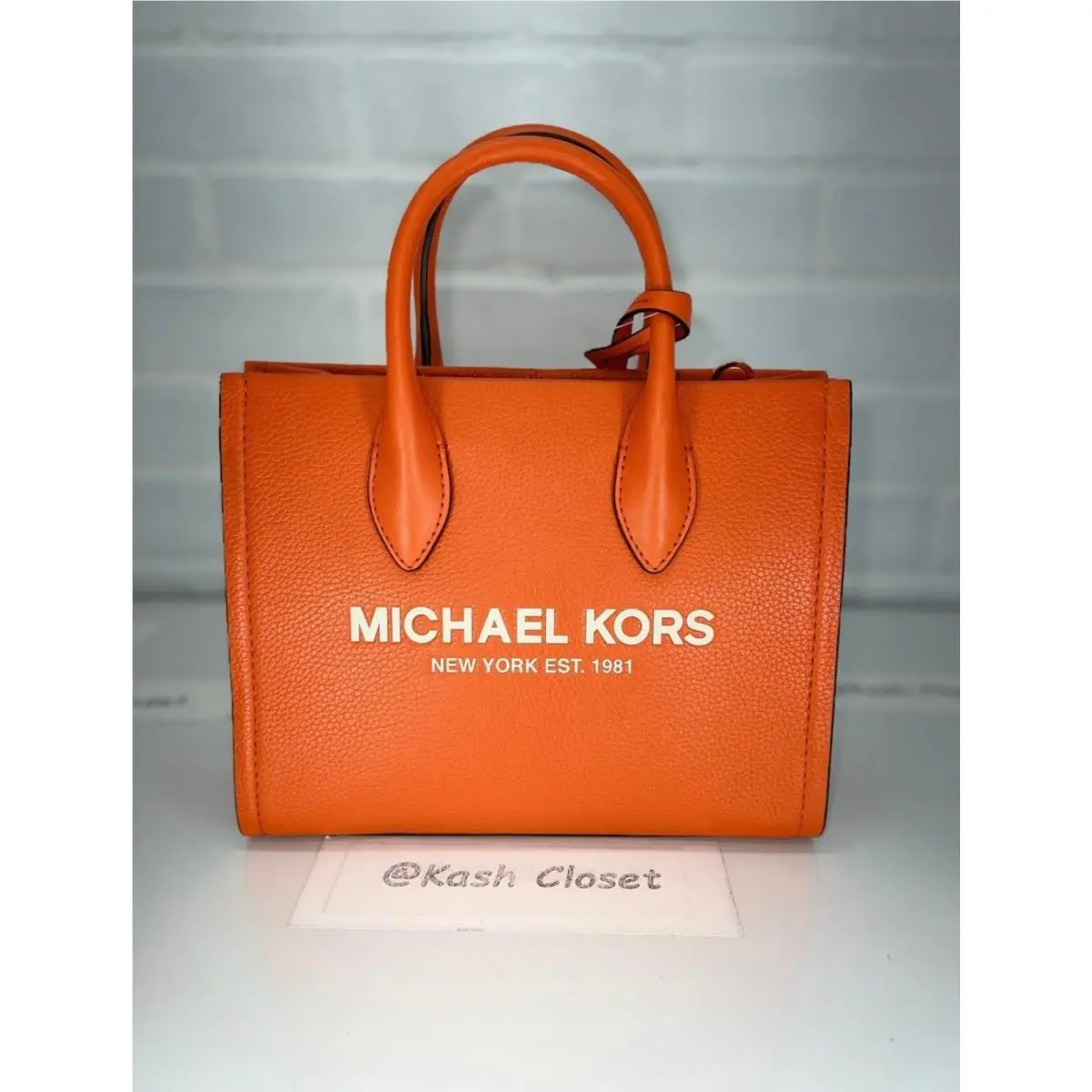Mirella Small Shopper Top Zip Handbag Crossbody Poppy Multi by Michael Kors