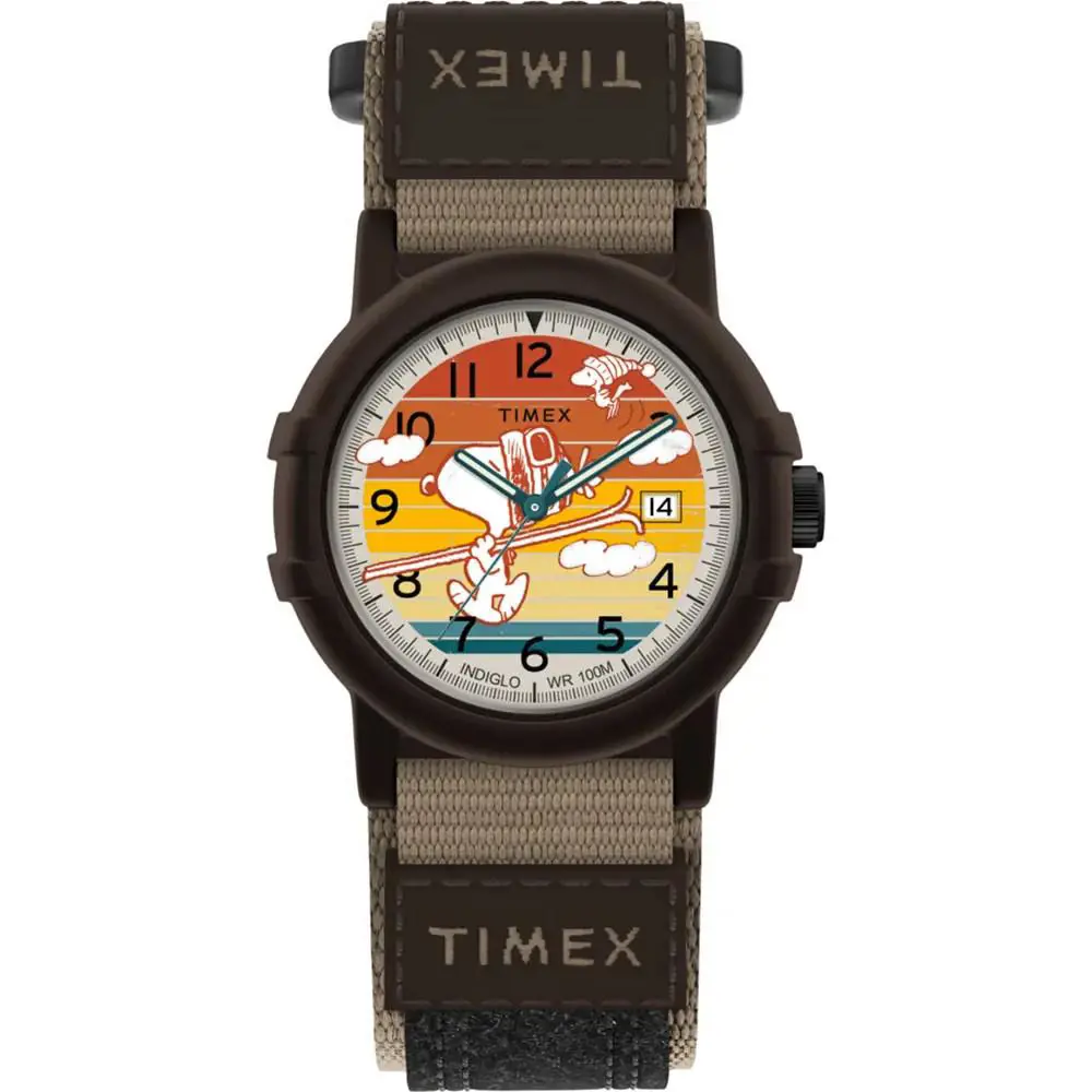 Timex X Peanuts TW4B34900 Camper Ski Watch