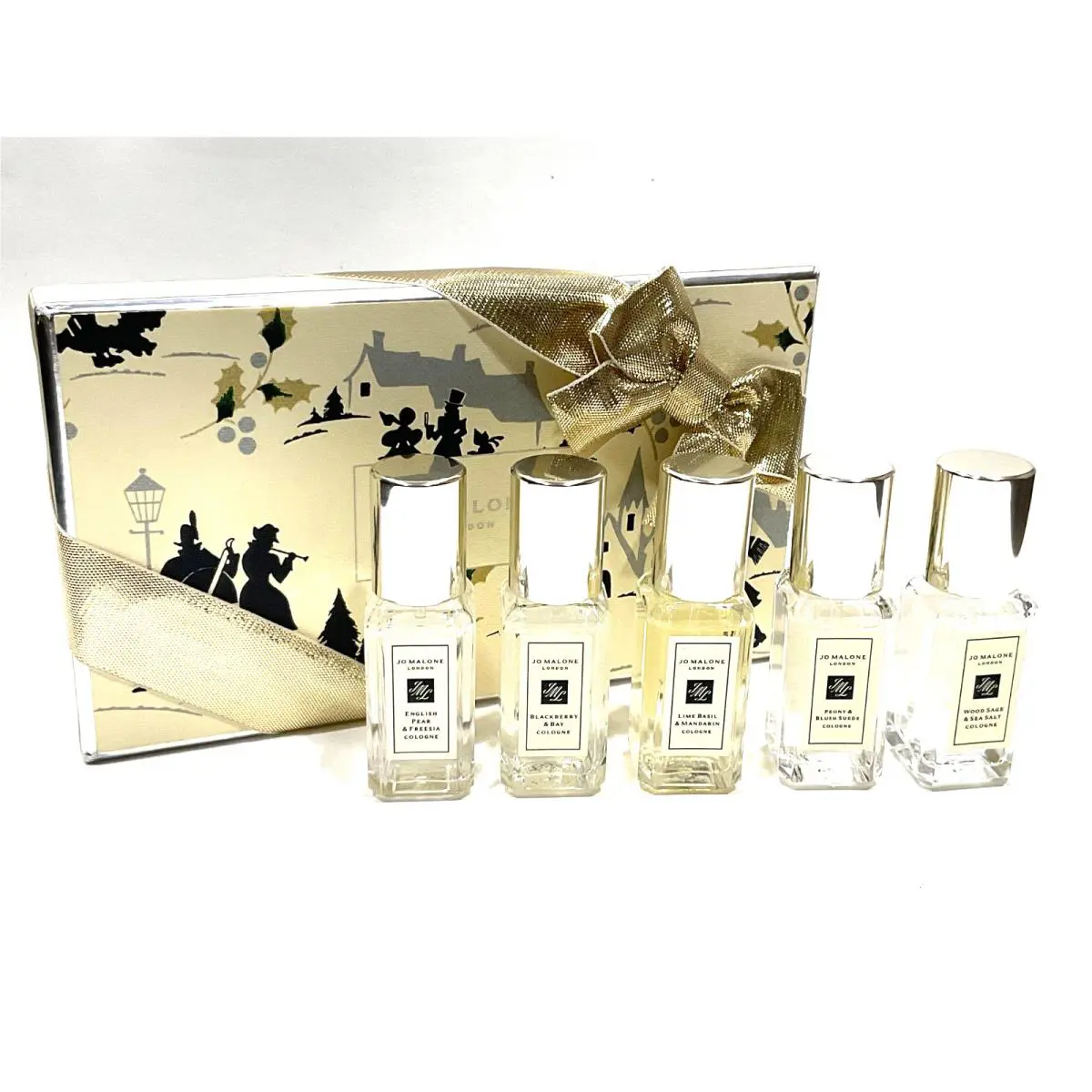Jo Malone Cologne For Men and Women Fragrance Variety 5 Piece Gift Set